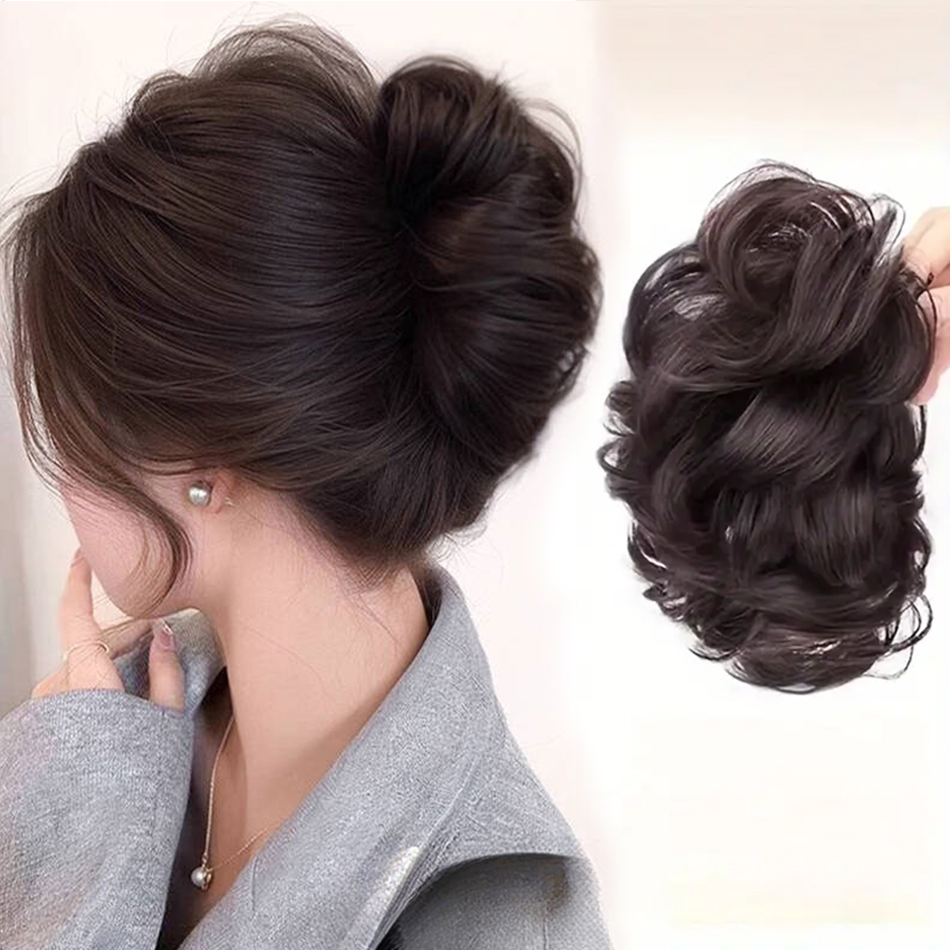 Claw Clip Messy Bun Hair Piece - Synthetic Messy Bun Hair Piece Claw