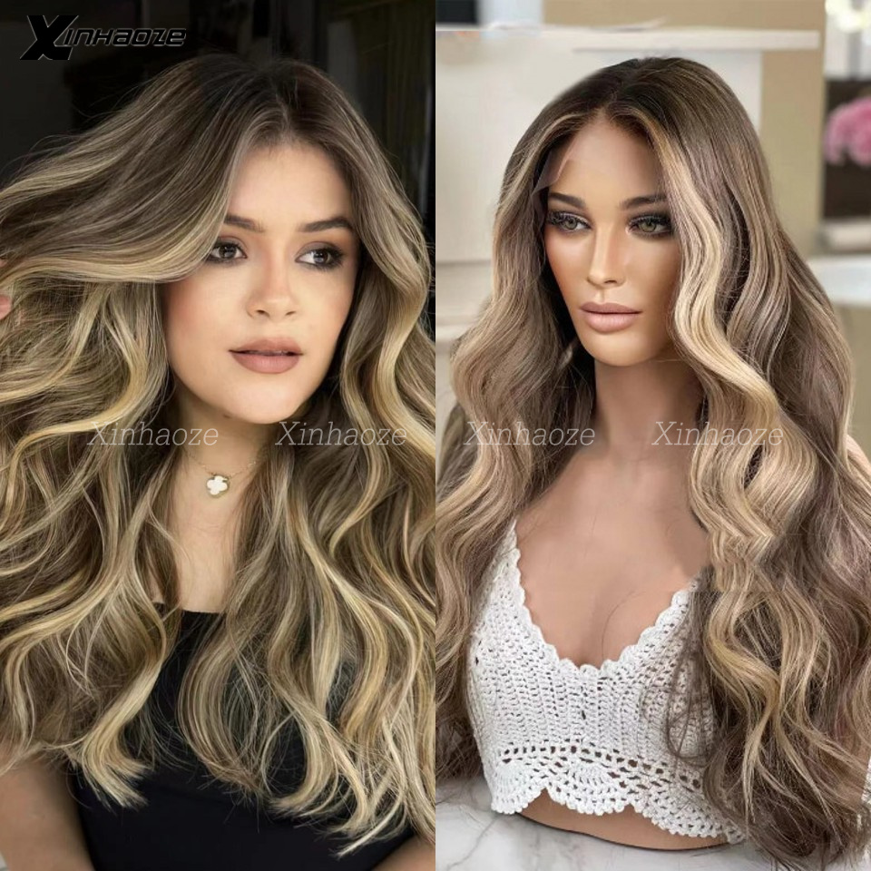 613 Blonde Body Wave Lace Front Wig - Highlight Transparent 13×4 13×6 Blond Body