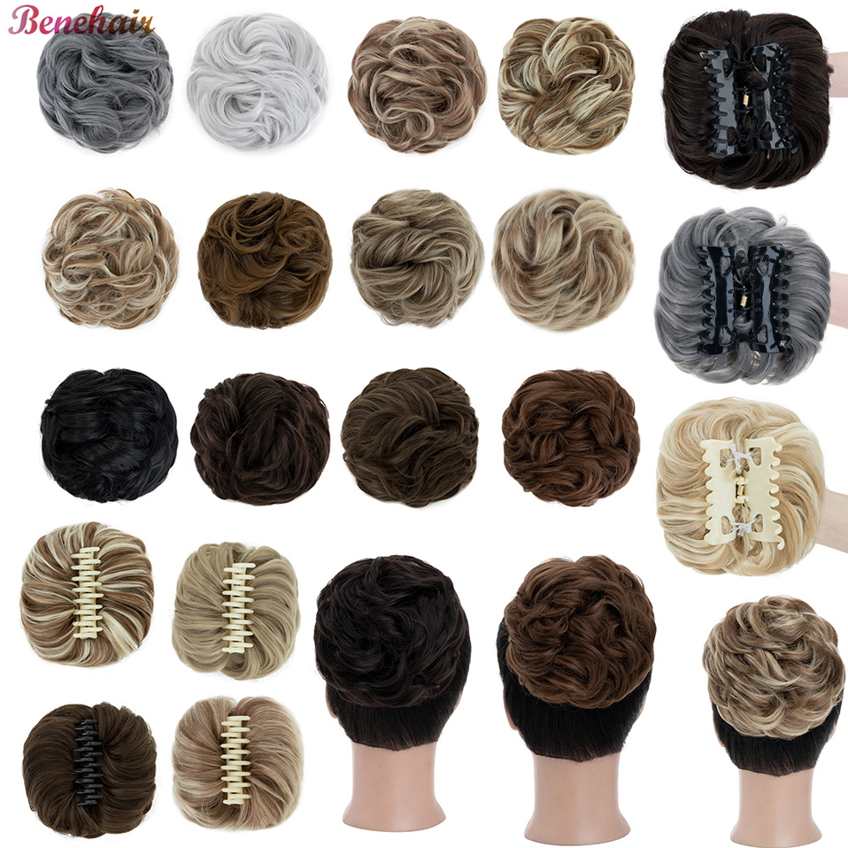 Claw Clip Messy Bun Hair Piece - Benehair Messy Hair Bun Synthetic Claw
