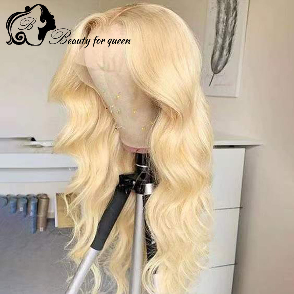 613 Blonde Body Wave Lace Front Wig - 2026 Colored 613 Blonde Plucked Cosplay