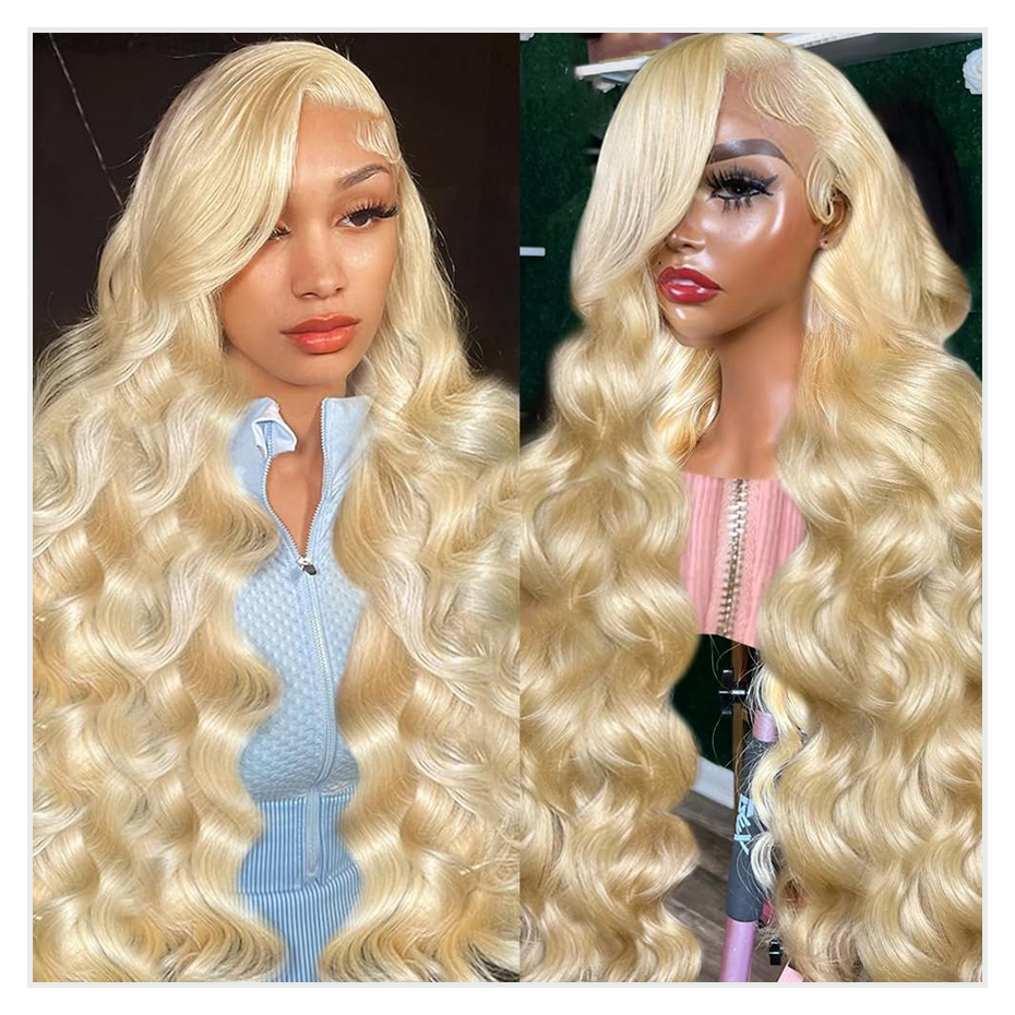 613 Blonde Body Wave Lace Front Wig - 613 Honey Blonde 13x4 Lace Front