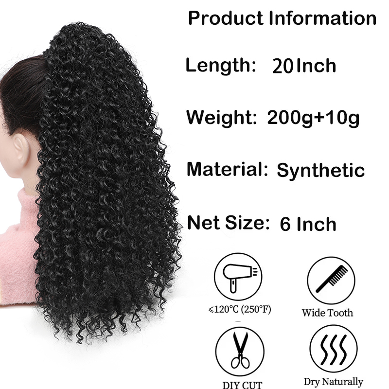 Long Curly Drawstring Ponytail - Drawstring Afro Curly Puff Ponytail review and price