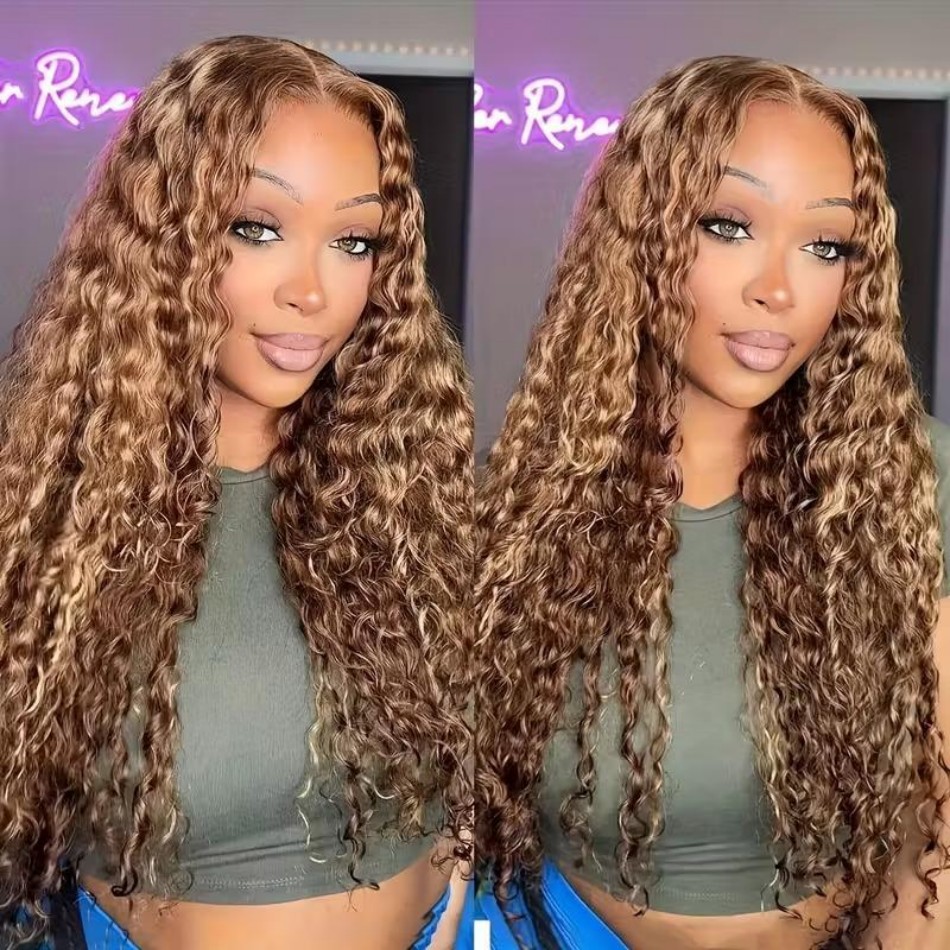 427 Highlight Ombre Wig Human  - Hd Lace Frontal Wig Human Hair Pre Plucked review and price