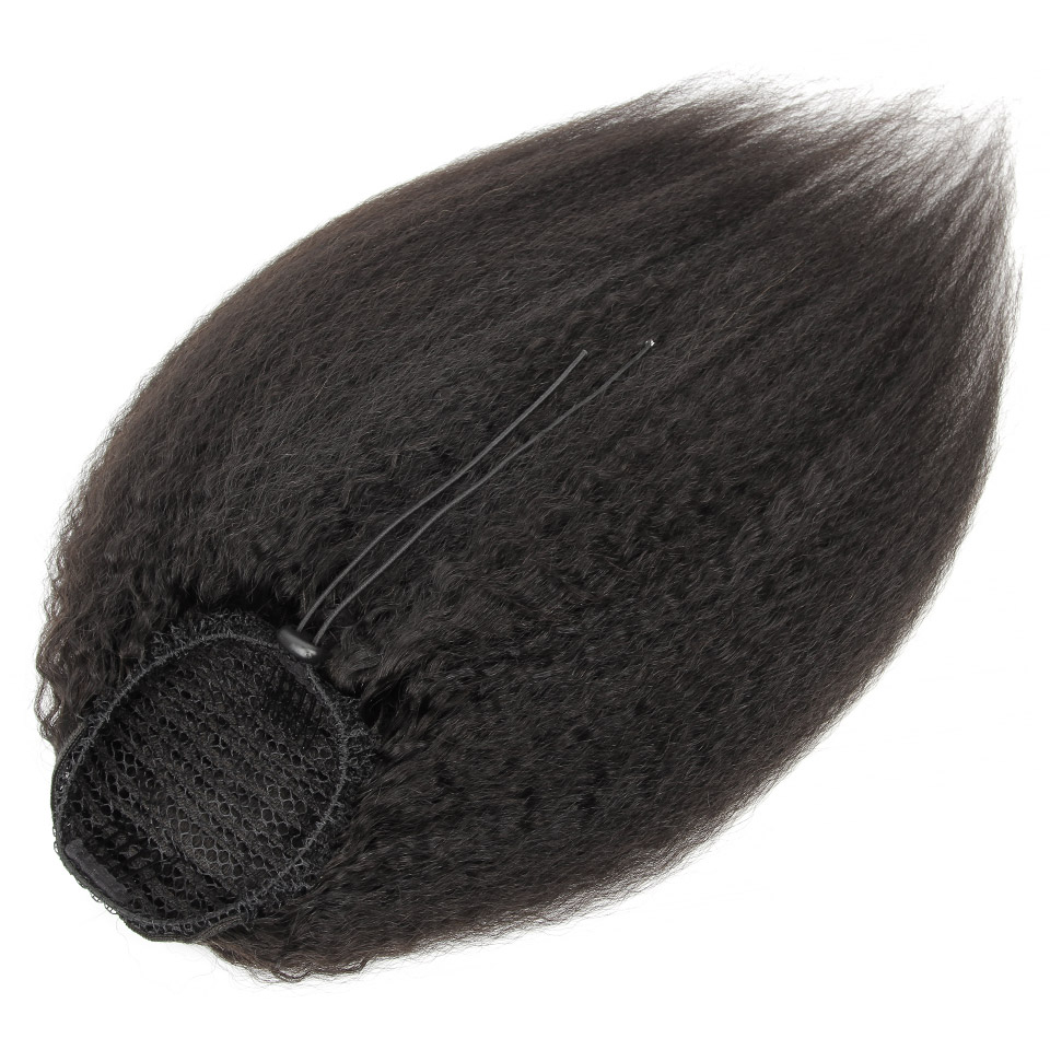 [Yvonne] Kinky Straight Drawst - Seamless Clip In Hair Extensions Human Hair review and price