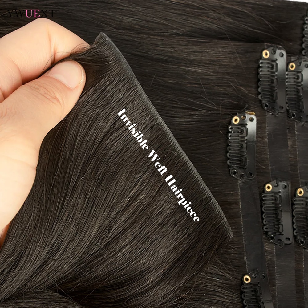 Invisible Clip in Hair Extensi - Seamless Clip In Hair Extensions Human Hair review and price