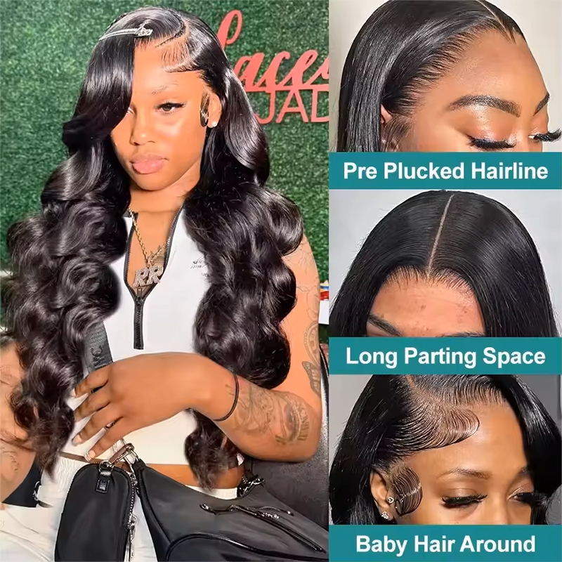 180-220% Density Natural Black - Human Hair Wigs review and price
