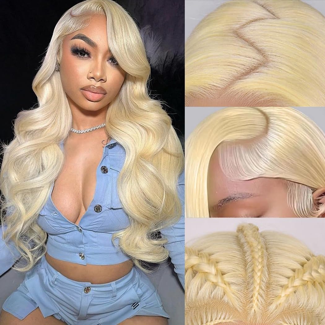 613 HD Lace Frontal Wig 200% D - 613 Blonde Body Wave Lace Front Wig review and price