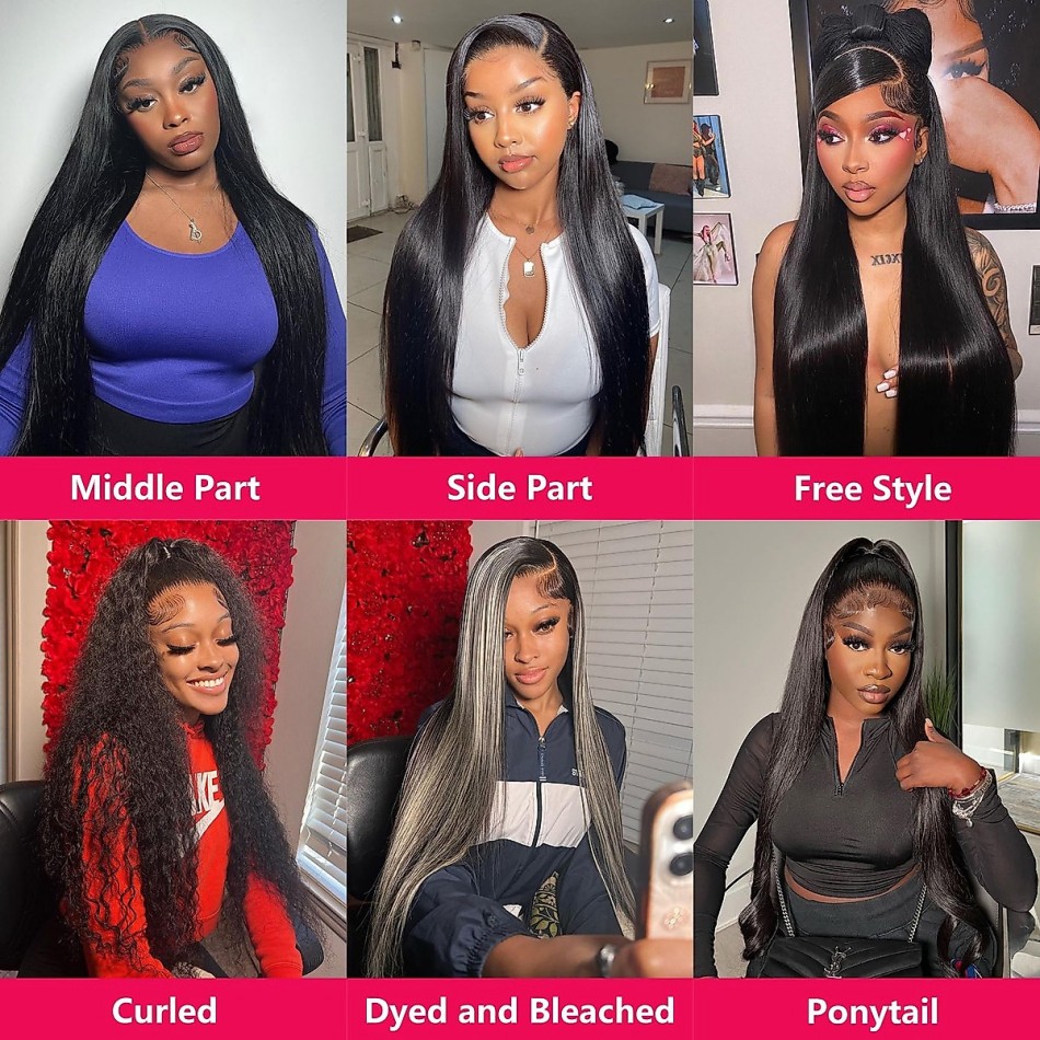 Straight Human Hair Wigs Gluel - Hd Lace Frontal Wig Human Hair Pre Plucked review and price