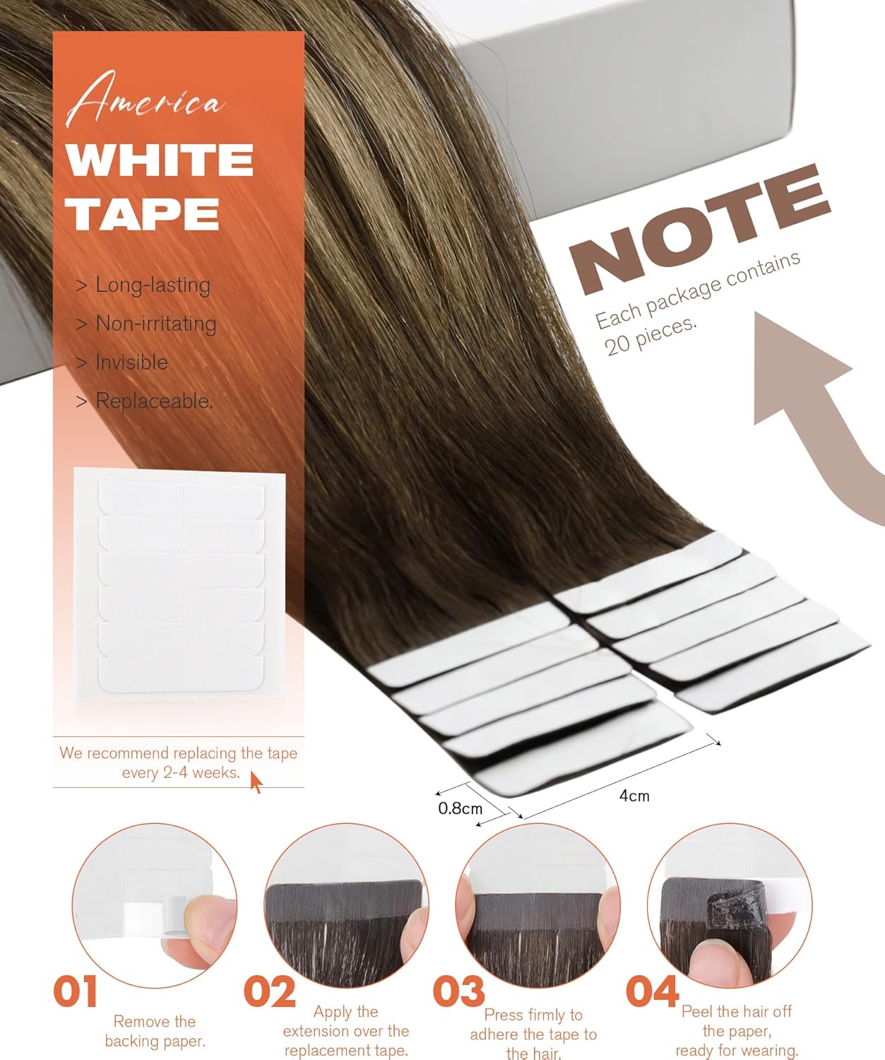 VeSunny Remy Tape In Hair Exte - Invisible Tape In Extensions Real Hair review and price