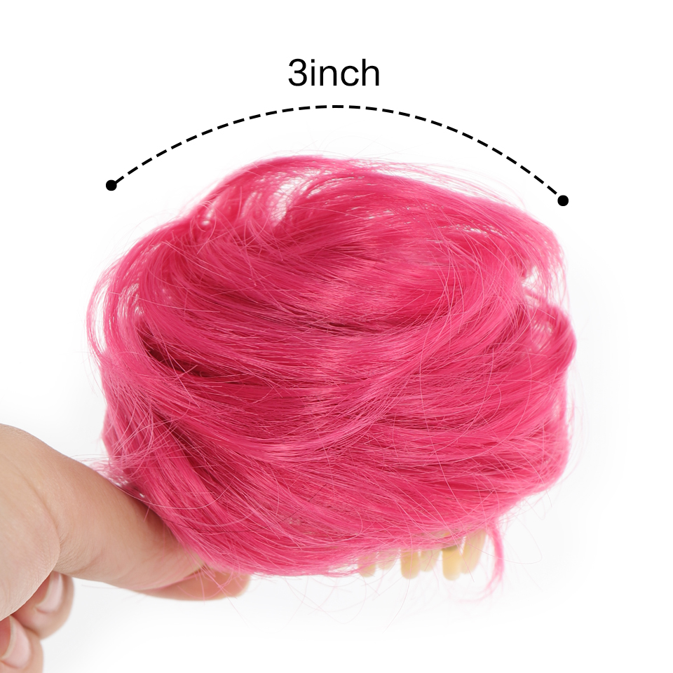 Synthetic Space Bun Mini Claw  - Claw Clip Messy Bun Hair Piece review and price