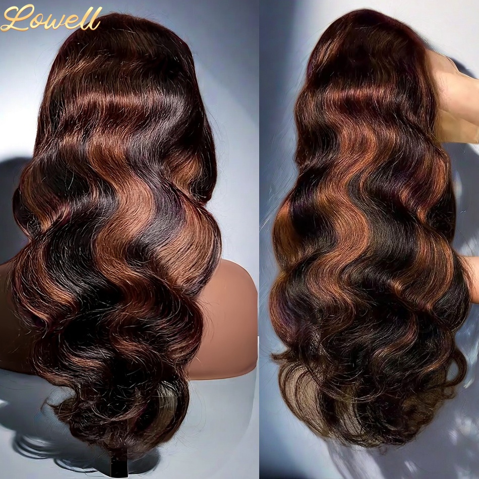 Highlight Body Wave 13x6 HD Om - Hd Lace Frontal Wig Human Hair Pre Plucked review and price