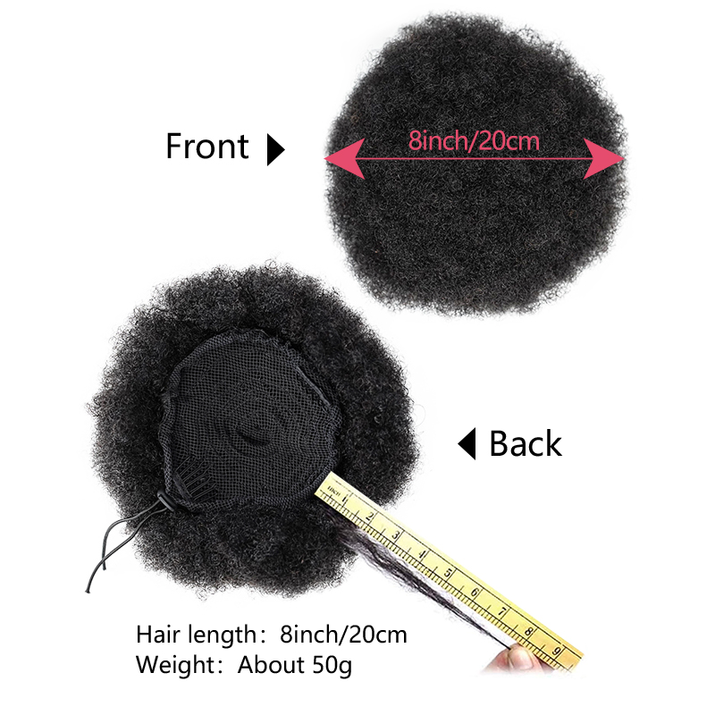 8 Inch Afro Puff Drawstring Po - Drawstring Afro Curly Puff Ponytail review and price