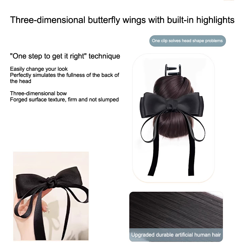 Low Bun Wig Hair Clip-In Messy - Claw Clip Messy Bun Hair Piece review and price