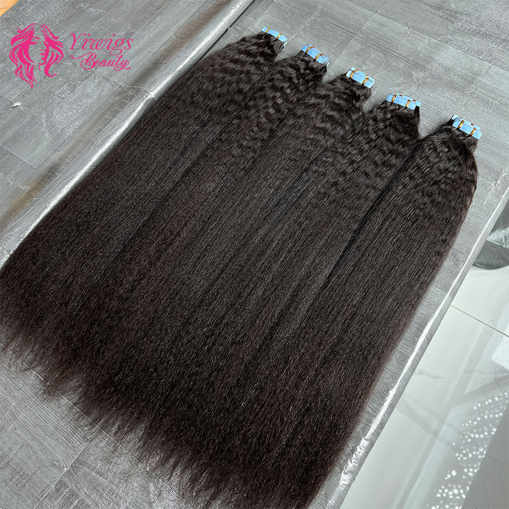 Straight Tape In Hair Extensio - Invisible Tape In Extensions Real Hair review and price