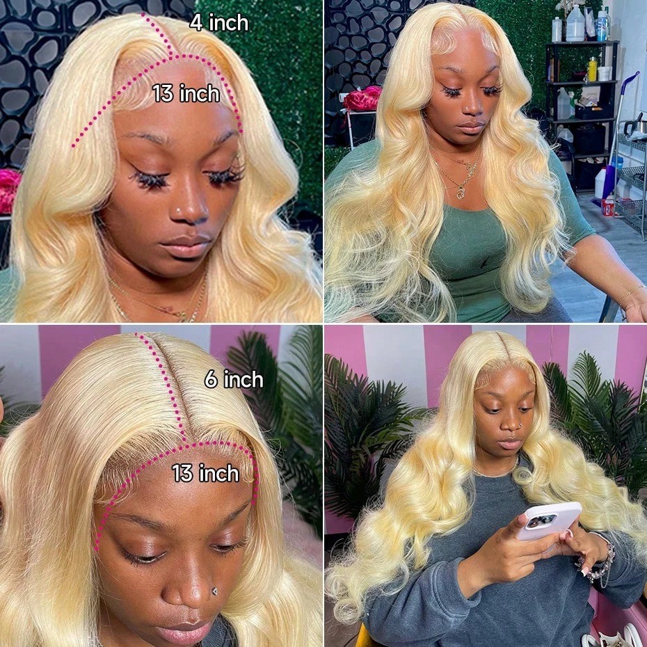 613 13x6 Lace Front Wig Human  - 613 Blonde Body Wave Lace Front Wig review and price