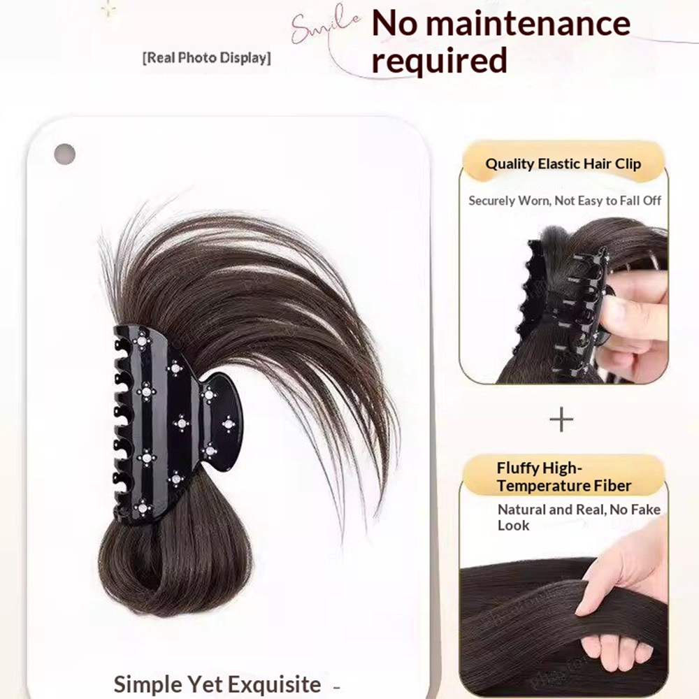 Fluffy Messy Bun Claw Clip Syn - Claw Clip Messy Bun Hair Piece review and price