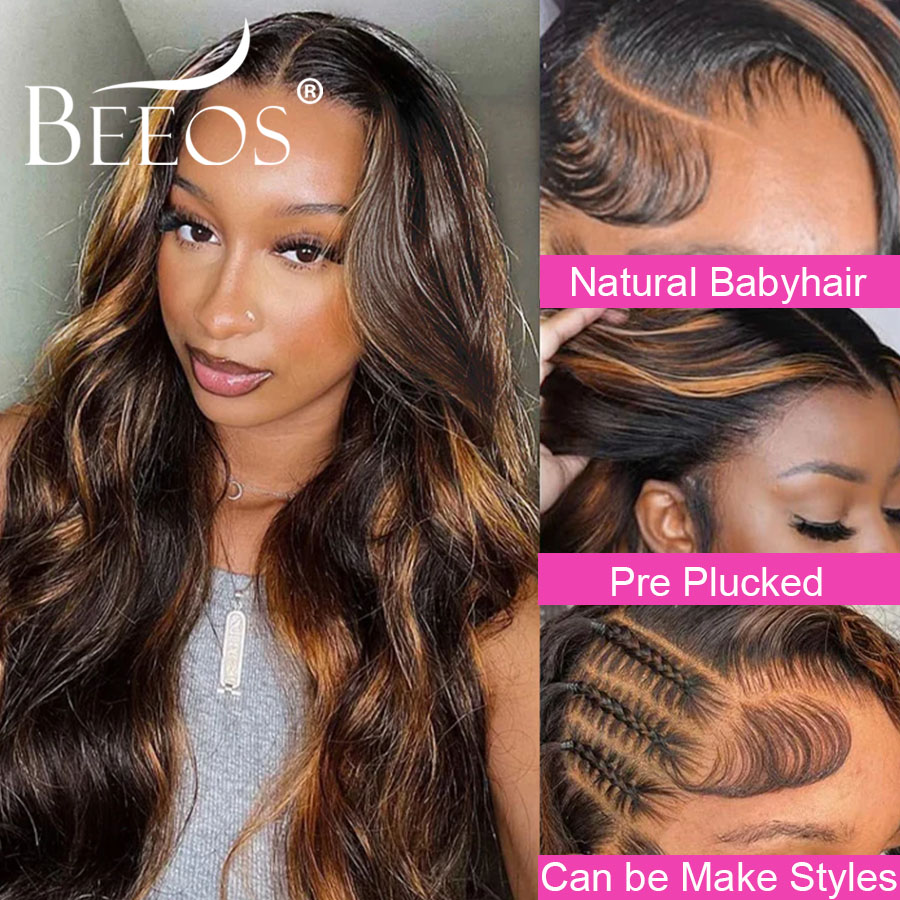 #1B/30 Highlight Body Wave 13x - Human Hair Wigs review and price