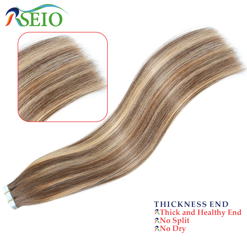 RSEIO Straight Tape In Human H - Invisible Tape In Extensions Real Hair review and price