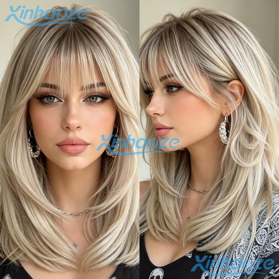 Fringe Human Hair Platinum Blo - 613 Blonde Body Wave Lace Front Wig review and price