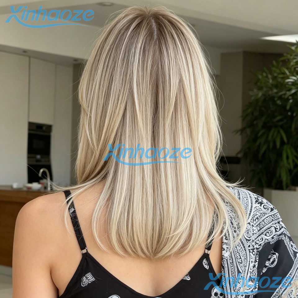 Fringe Human Hair Platinum Blo - 613 Blonde Body Wave Lace Front Wig review and price