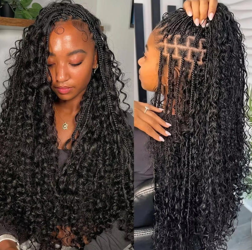 Loose Bulk Human Hair Deep Wat - Water Wave Bulk Human Hair For Braiding review and price