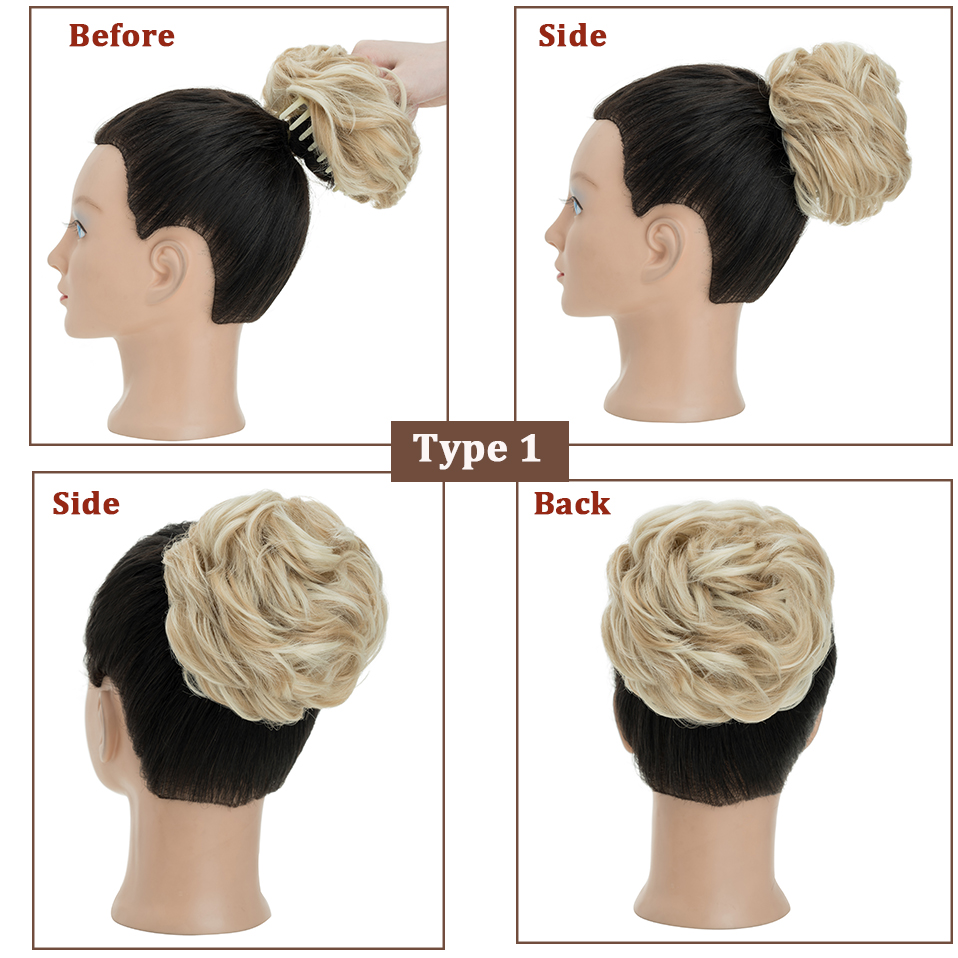 Benehair Messy Hair Bun Synthe - Claw Clip Messy Bun Hair Piece review and price