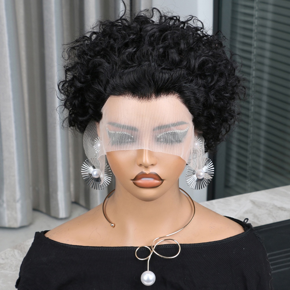 Pixie Cut Wig Human Hair 13x4  - Short Pixie Cut Wig Human Hair Cheap review and price