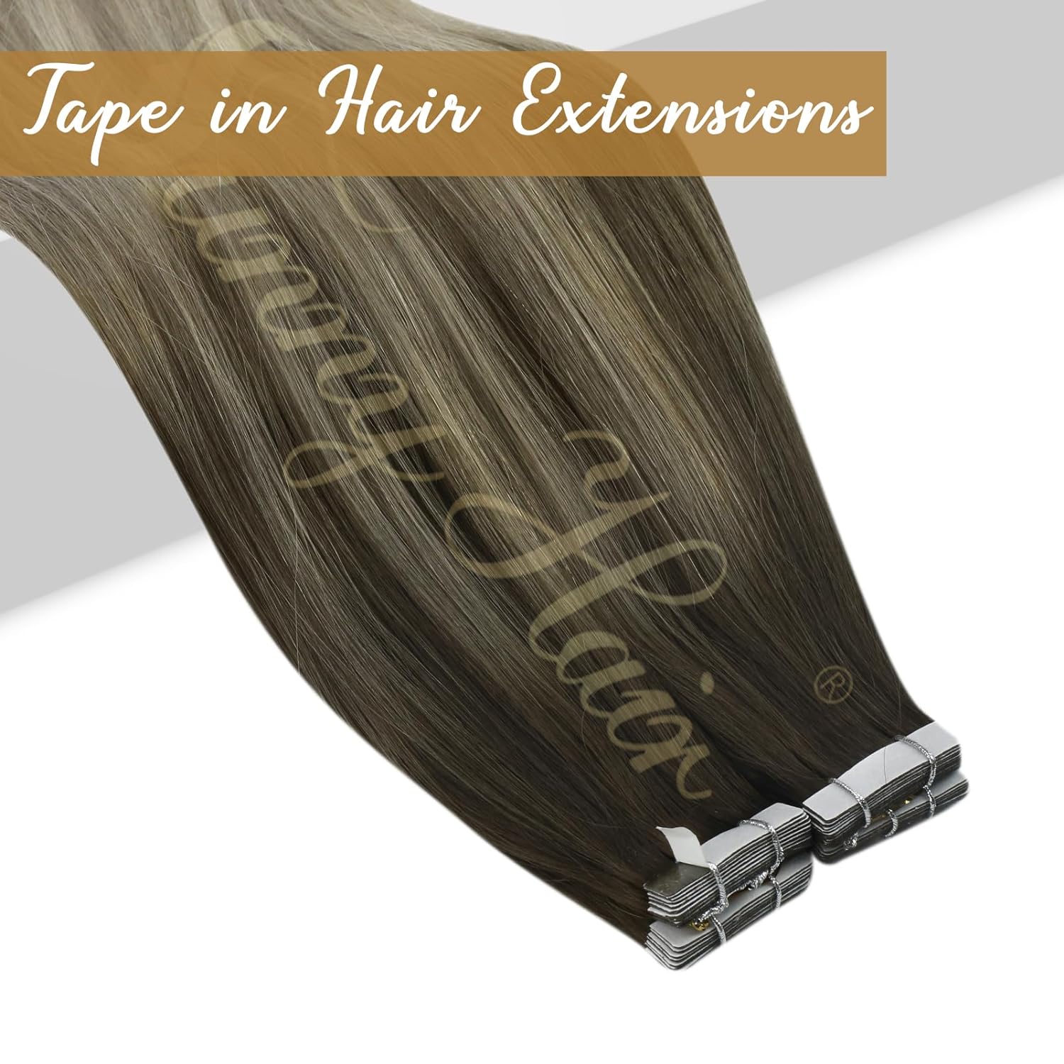 VeSunny Tape in Hair Extension - Invisible Tape In Extensions Real Hair review and price