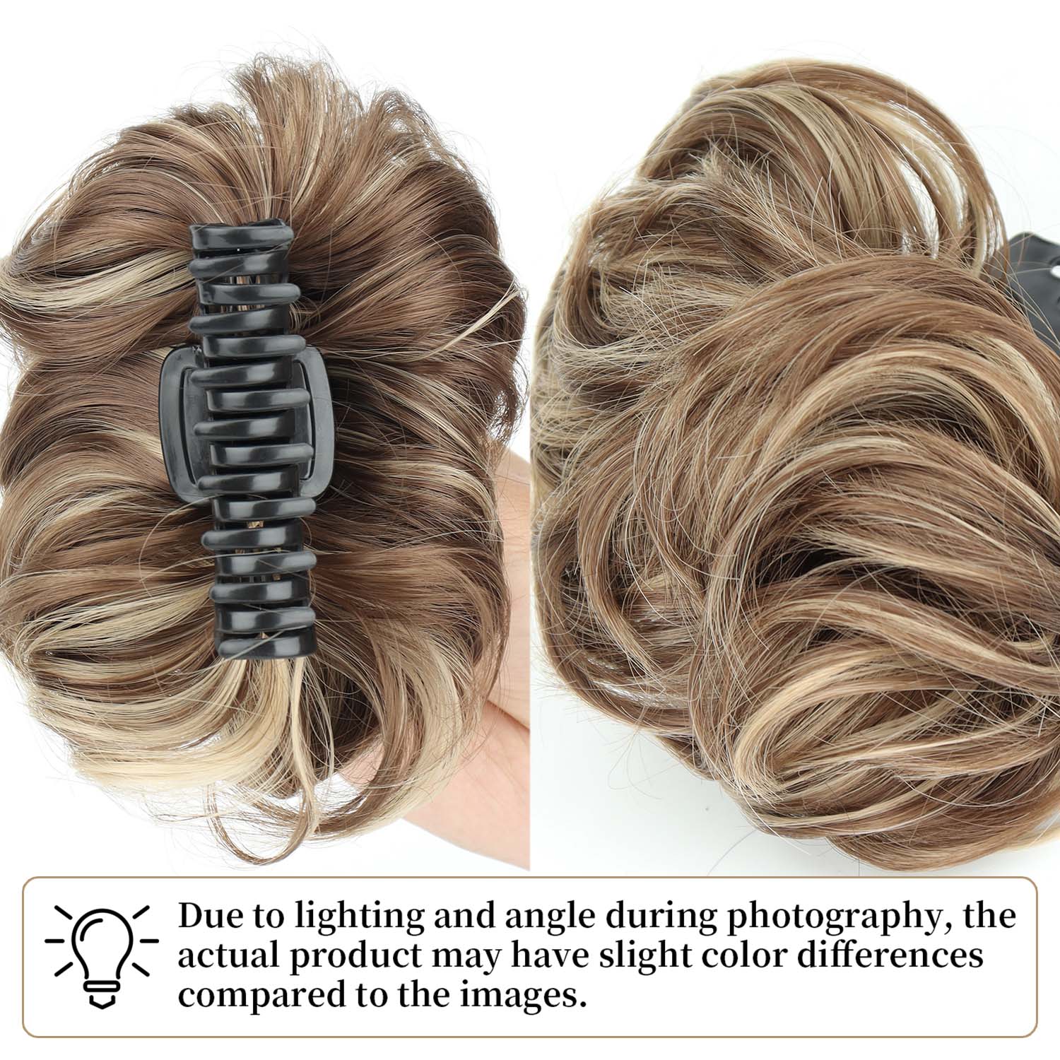 Synthetic Messy Bun Hair Piece - Claw Clip Messy Bun Hair Piece review and price