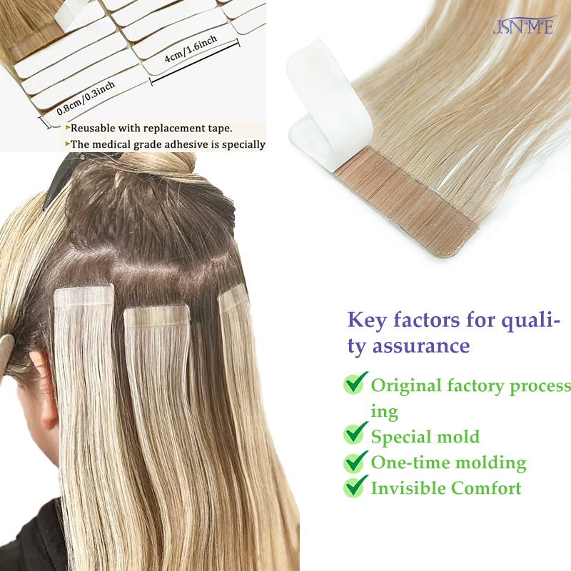 JSNME Tape In Hair Extension 1 - Invisible Tape In Extensions Real Hair review and price