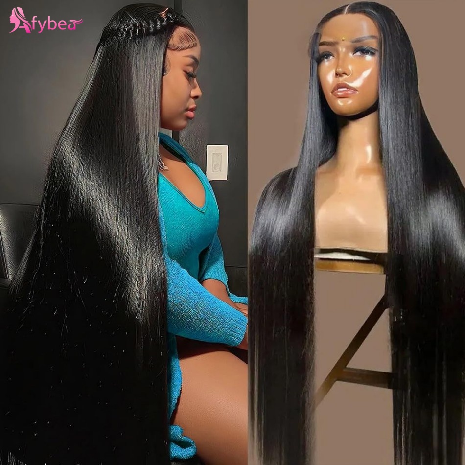 40 Inch Straight Human Hair Wi - Hd Lace Frontal Wig Human Hair Pre Plucked review and price