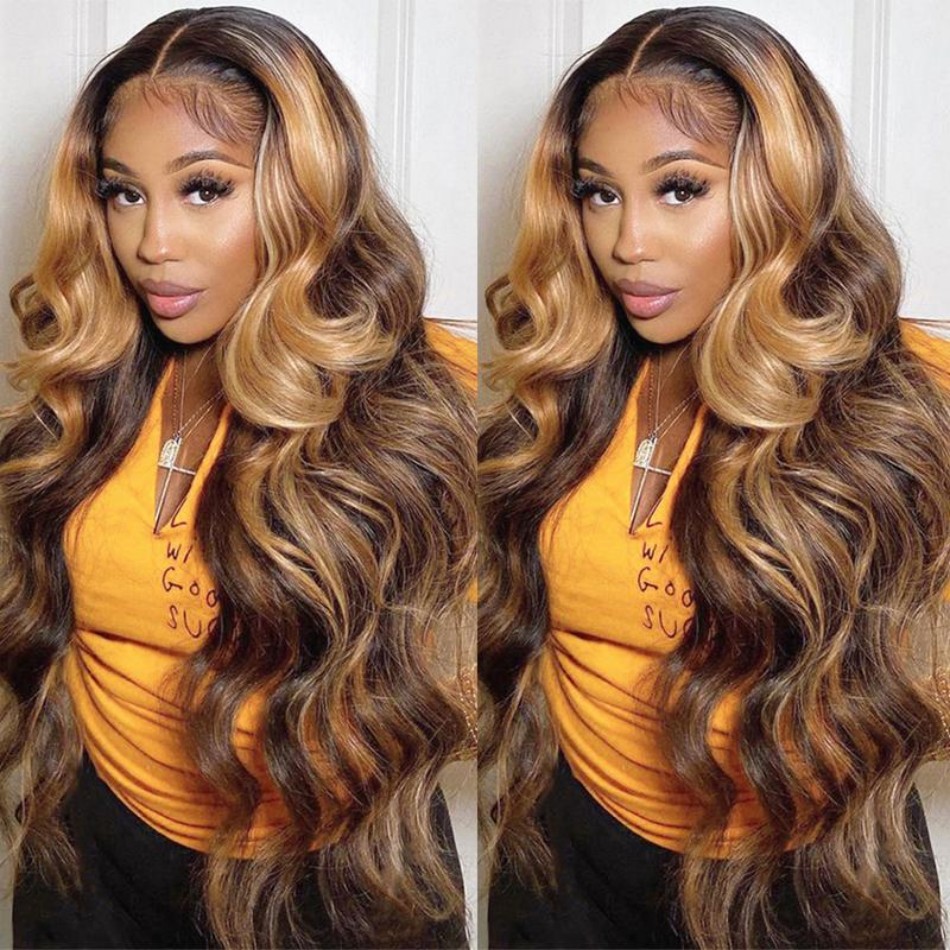 250 Density Highlight Wigs Hum - Human Hair Wigs review and price