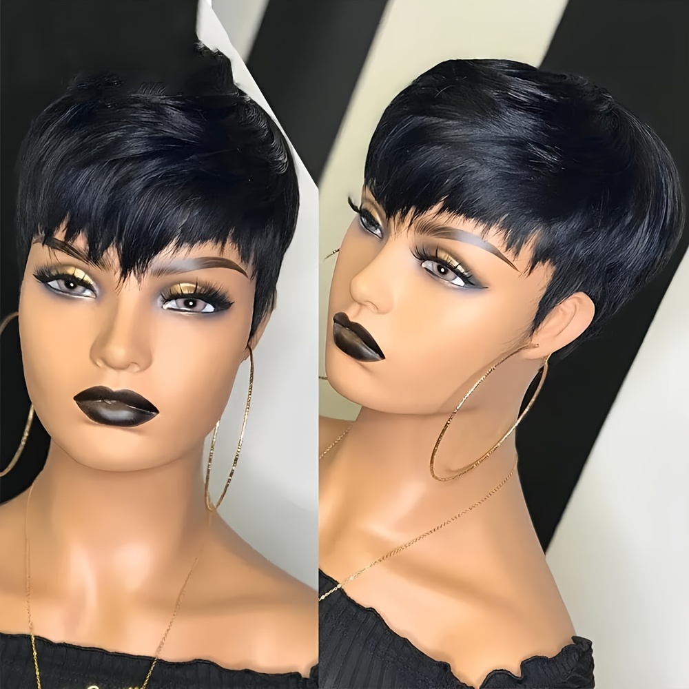 Short Pixie Wig Human Hair Lay - Short Pixie Cut Wig Human Hair Cheap review and price