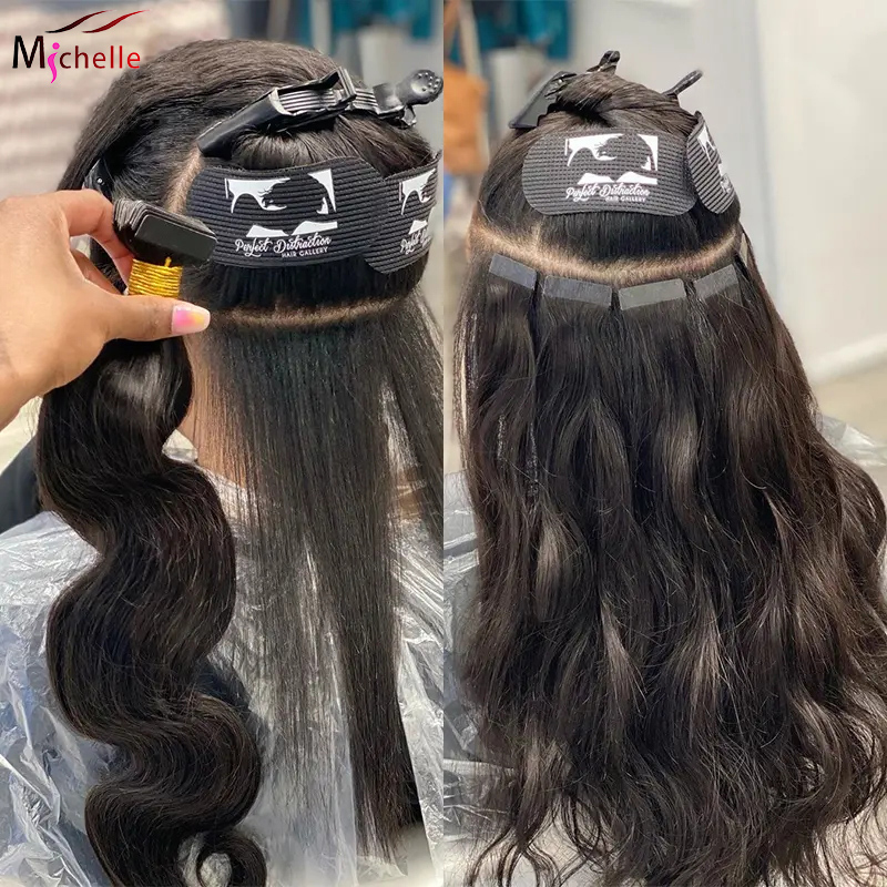 Tape In Human Hair Extensions  - Invisible Tape In Extensions Real Hair review and price