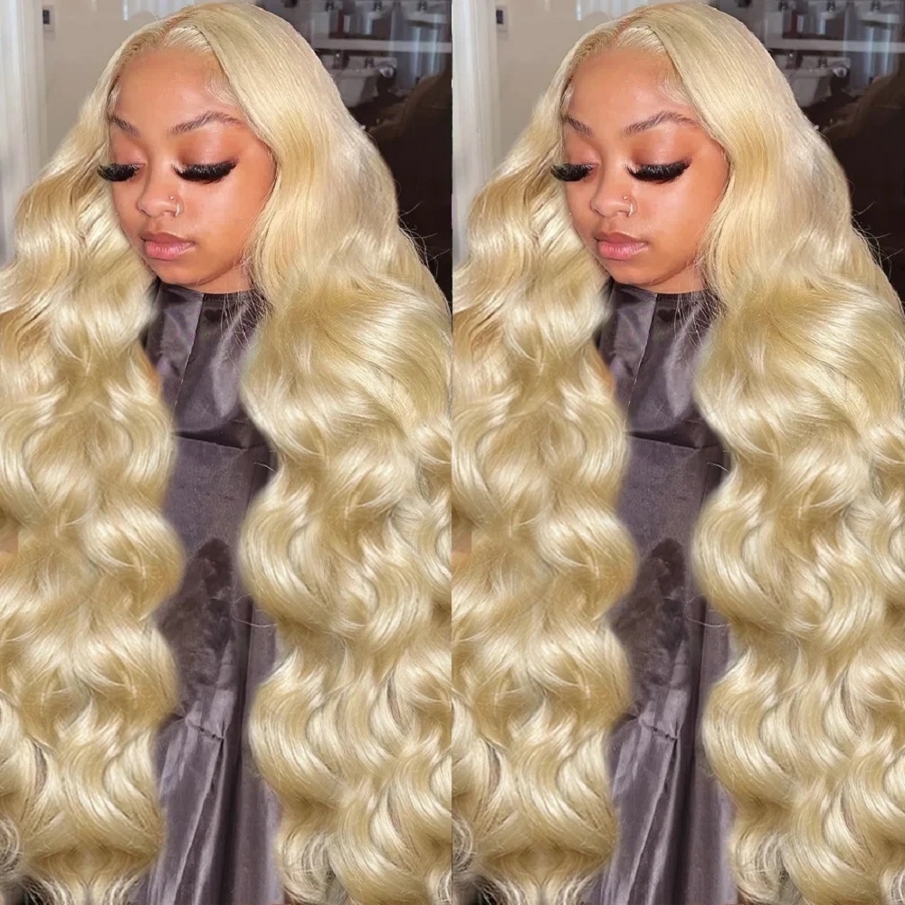 46 Inch HD Blonde 13x4 Lace Fr - Human Hair Wigs review and price