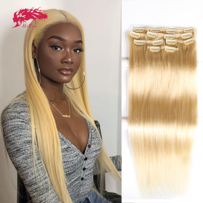 Ali Queen 7Pcs Clip in Hair Ex - Seamless Clip In Hair Extensions Human Hair review and price