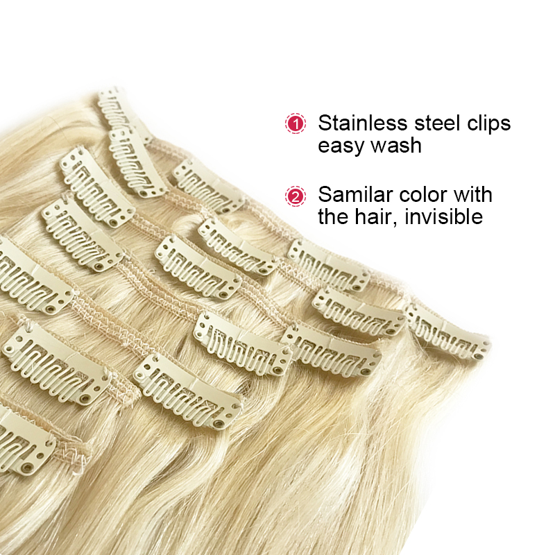 Ali Queen 7Pcs Clip in Hair Ex - Seamless Clip In Hair Extensions Human Hair review and price