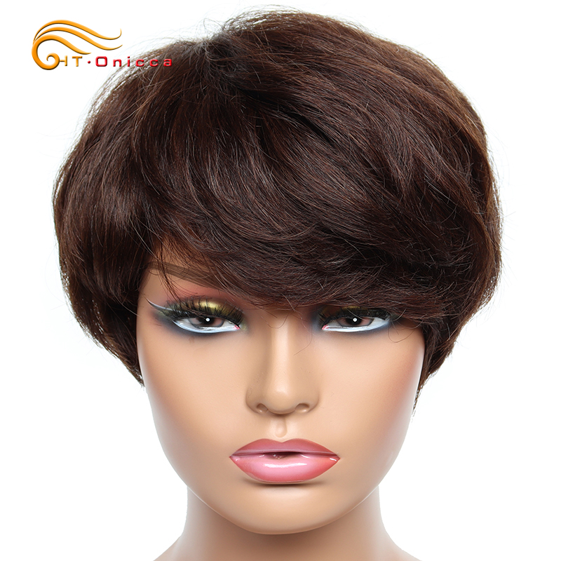 Cheap Short Wig Straight Human - Short Pixie Cut Wig Human Hair Cheap review and price