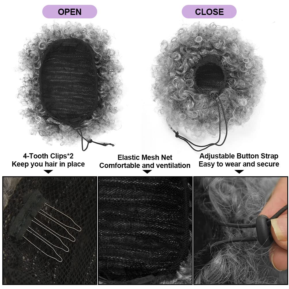 Afro Puff Drawstring Ponytail, - Drawstring Afro Curly Puff Ponytail review and price