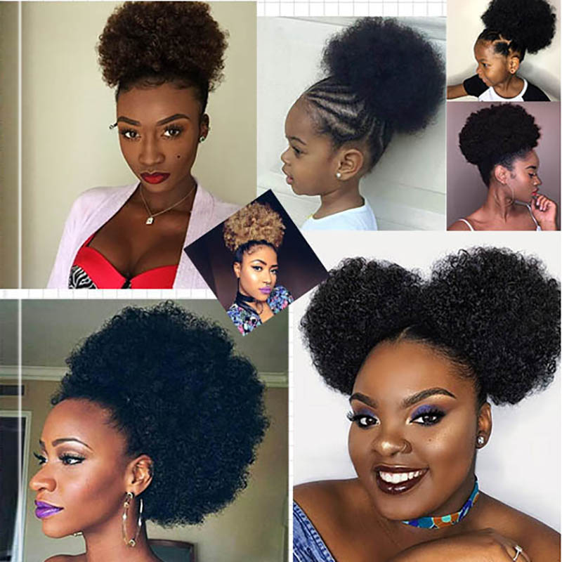 Large Afro Puff Ponytail Exten - Drawstring Afro Curly Puff Ponytail review and price