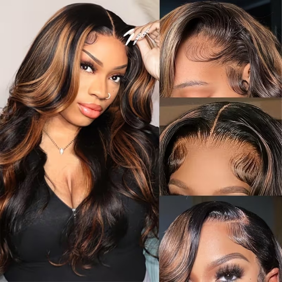 Body Wave Lace Front Wig Highl - Hd Lace Frontal Wig Human Hair Pre Plucked review and price