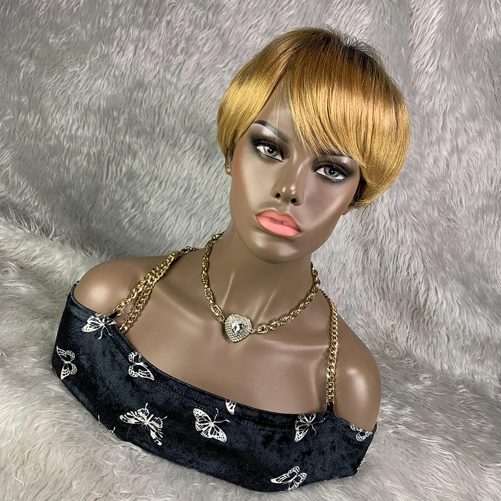 8 Inch Short Remy Hair Wig Bra - Short Pixie Cut Wig Human Hair Cheap review and price