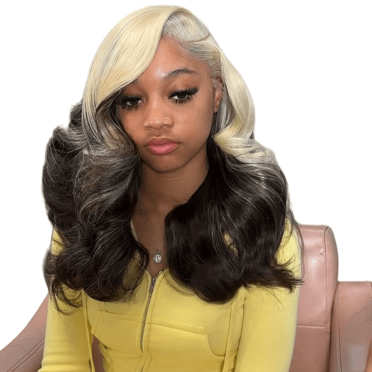 HD 13*6 Blonde Ombre Black Lac - 613 Blonde Body Wave Lace Front Wig review and price