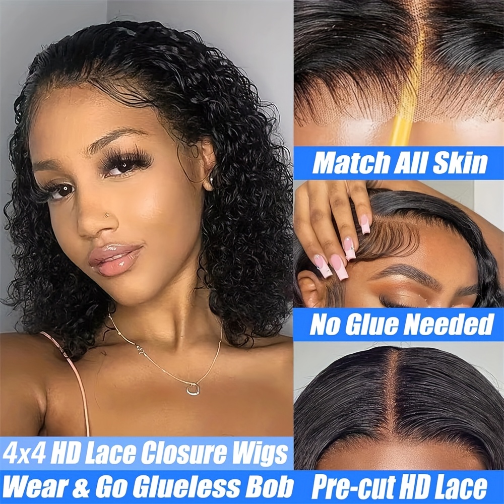 250 Density Water Deep Wave Hu - Pre Parted 13X4 Lace Front Bob Wig review and price