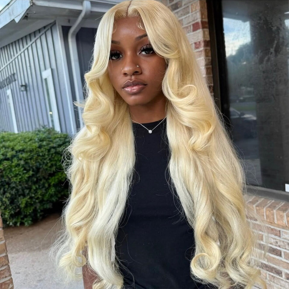 613 Blonde 13x6 HD Transparent - 613 Blonde Body Wave Lace Front Wig review and price
