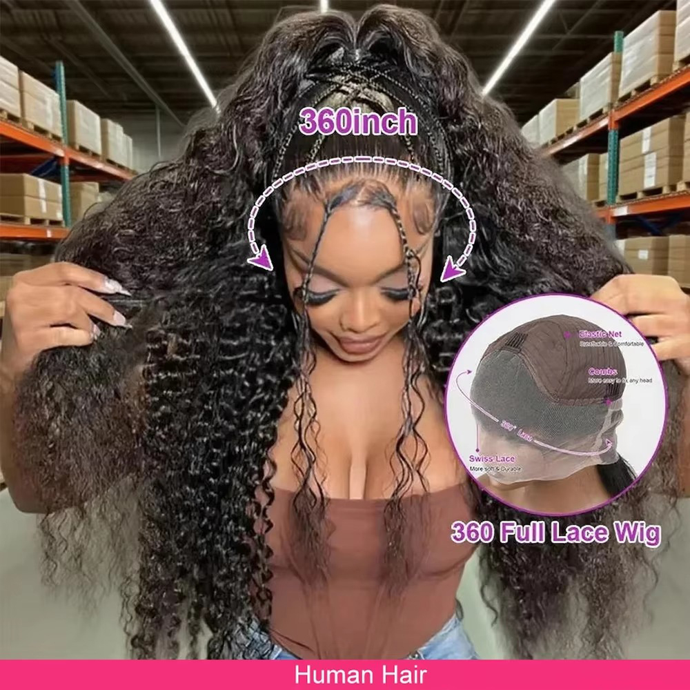 360 Invisible Strap Full Lace  - Glueless Wear And Go Human Hair Wig review and price
