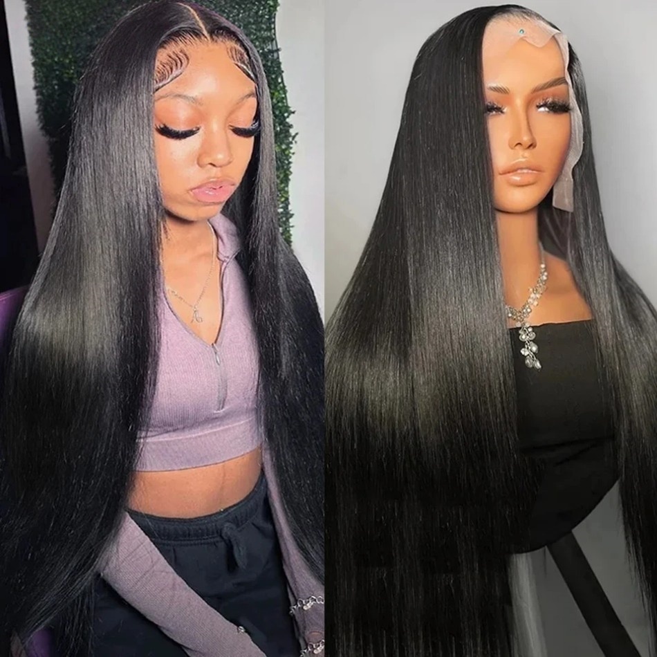 Glueless Bone Straight Human H - Human Hair Wigs review and price
