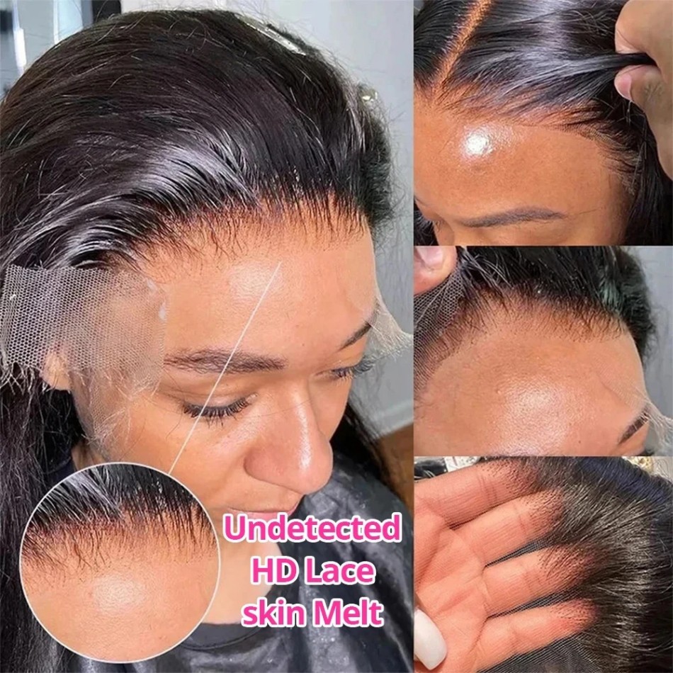 Glueless Bone Straight Human H - Human Hair Wigs review and price